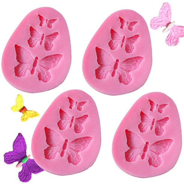 DIY Butterfly Silicone Mould Fondant Chocolate Cake Decorating Baking Mold Tool 